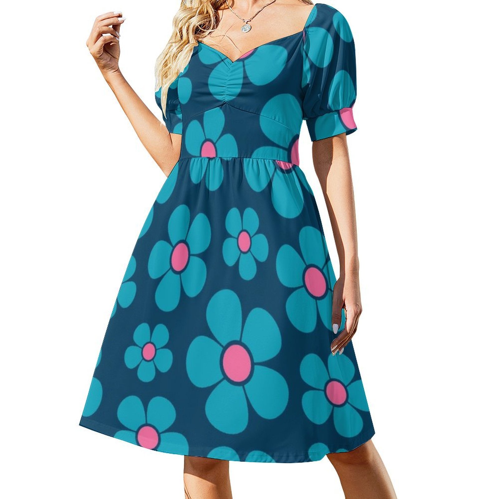 Summer Clothing Patterns - Sukienka damska w stylu lat 60.
