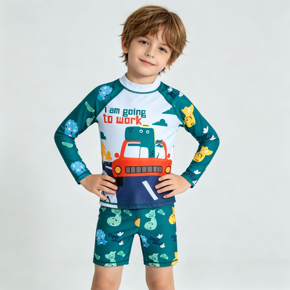 Rash Guard Long Sleeve - 2-częściowy zestaw strojów kąpielowych z długim