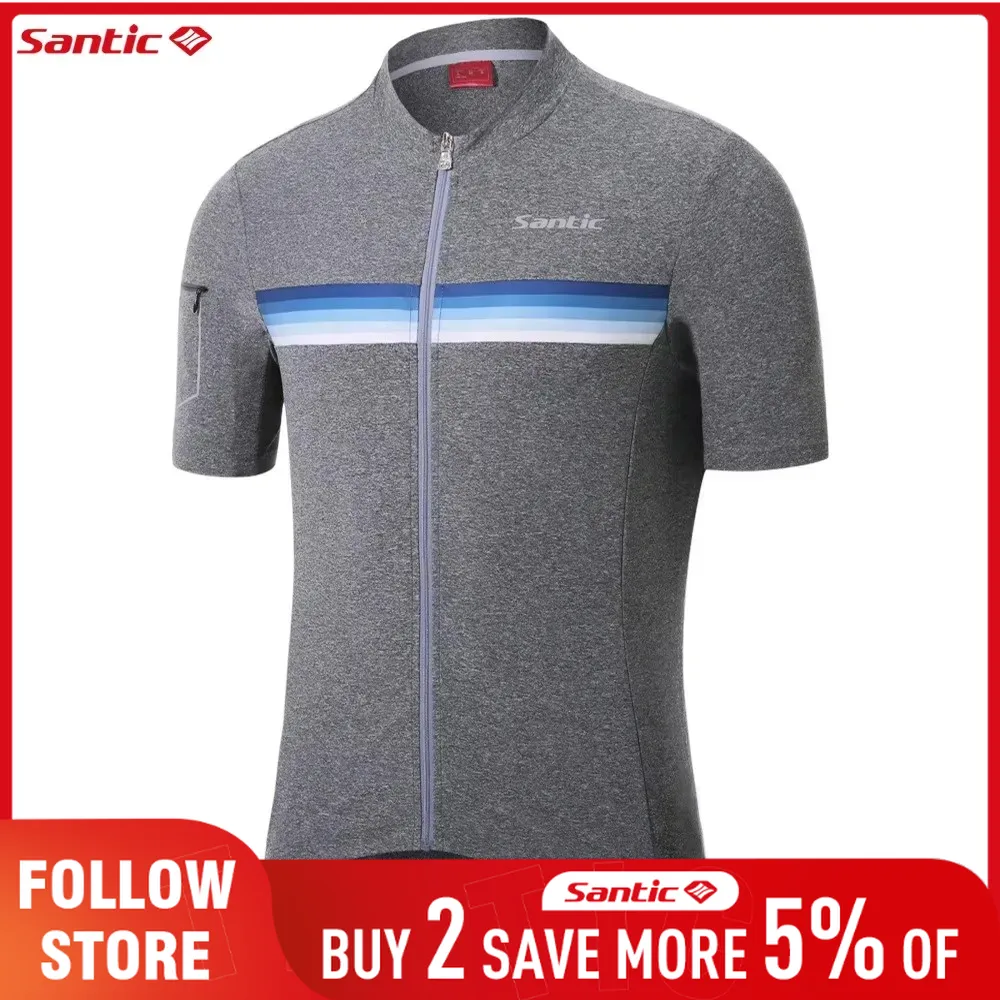Summer Clothing Outlet - Santic Outlet Koszulka kolarska Letnia męska