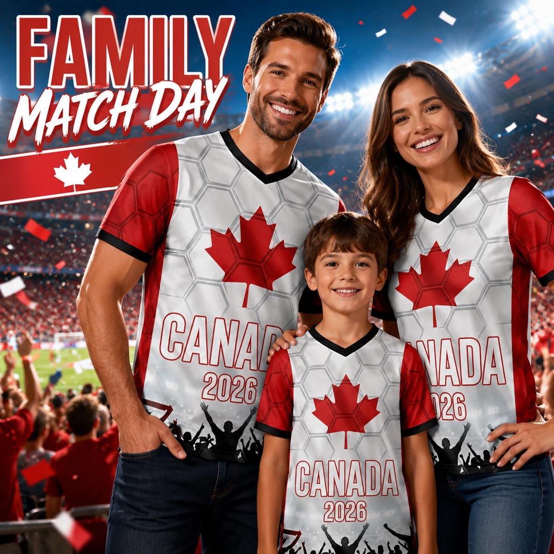 Summer Clothing Canada - Koszulka piłkarska Kanada 2026 Odzież dla