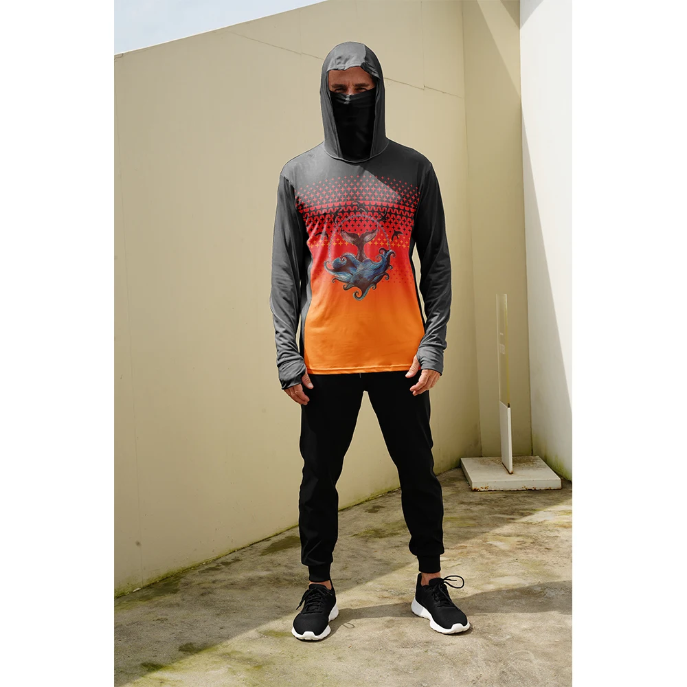 Summer Clothing Trend - Męskie koszulki wędkarskie z ochroną przeciwsłoneczną,
