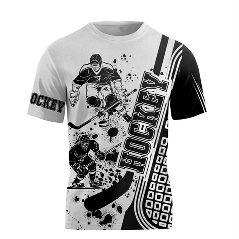 Summer Clothing Canada - Kanadyjski hokej koszulka sportowa moda 3D