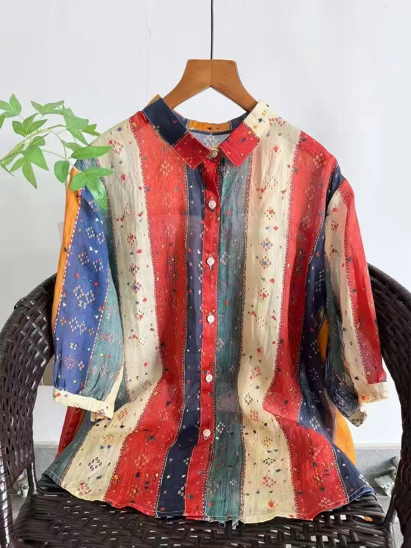 Summer Clothing For Japan - Koszule i bluzki damskie w stylu