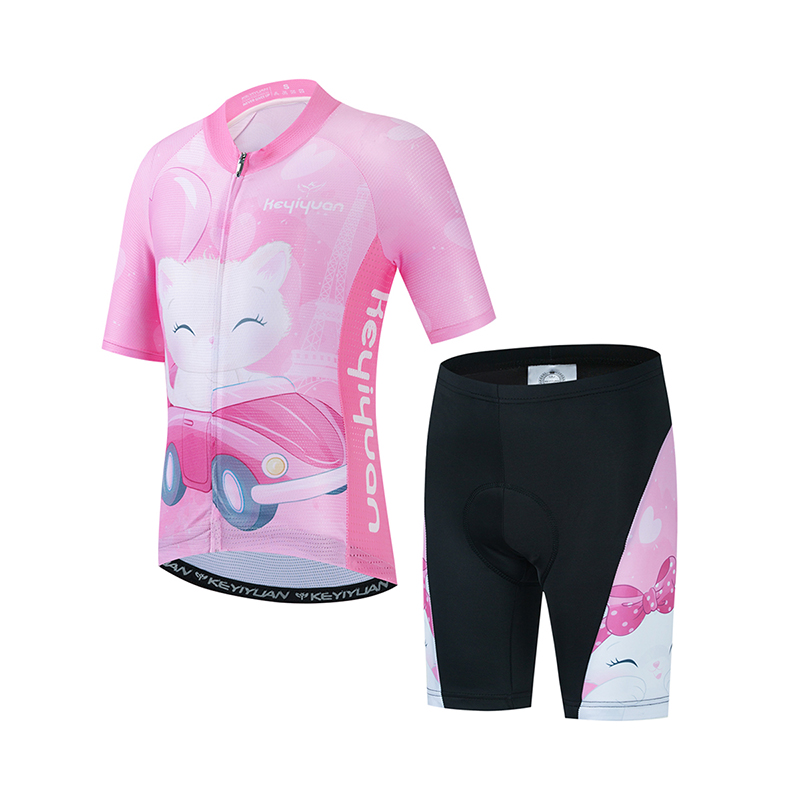 Summer Clothing Kids Sale - KEYIYUAN dziecięca koszulka kolarska szosowa zestaw