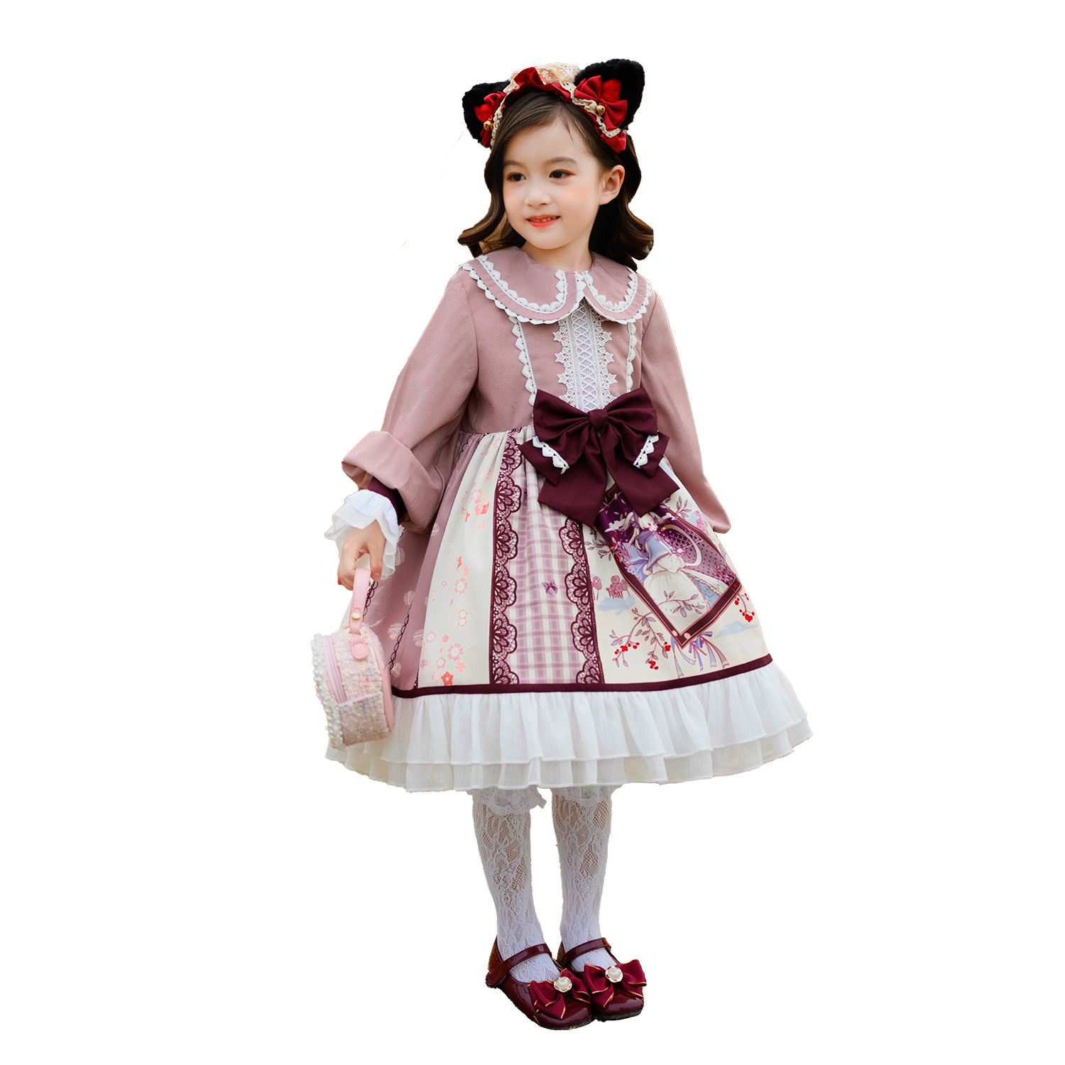 Summer Clothing Girls - Dziecięca odzież Lolita, sukienka księżniczki z