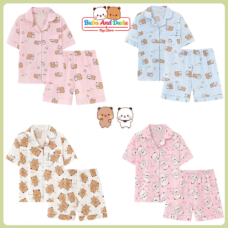 Summer Clothing Patterns - Piżama Panda Bubu i Yier, wzór