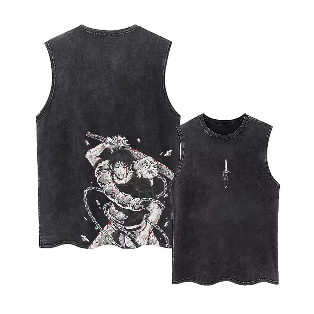 Summer Clothing Japan - Koszulka bez rękawów Jujutsu Kaisen na