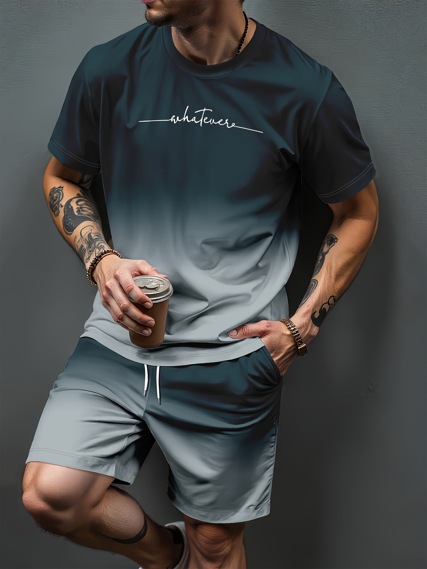 Gradientowy wzór liter, druk 3 – Summer Clothing Patterns recenzja i cena