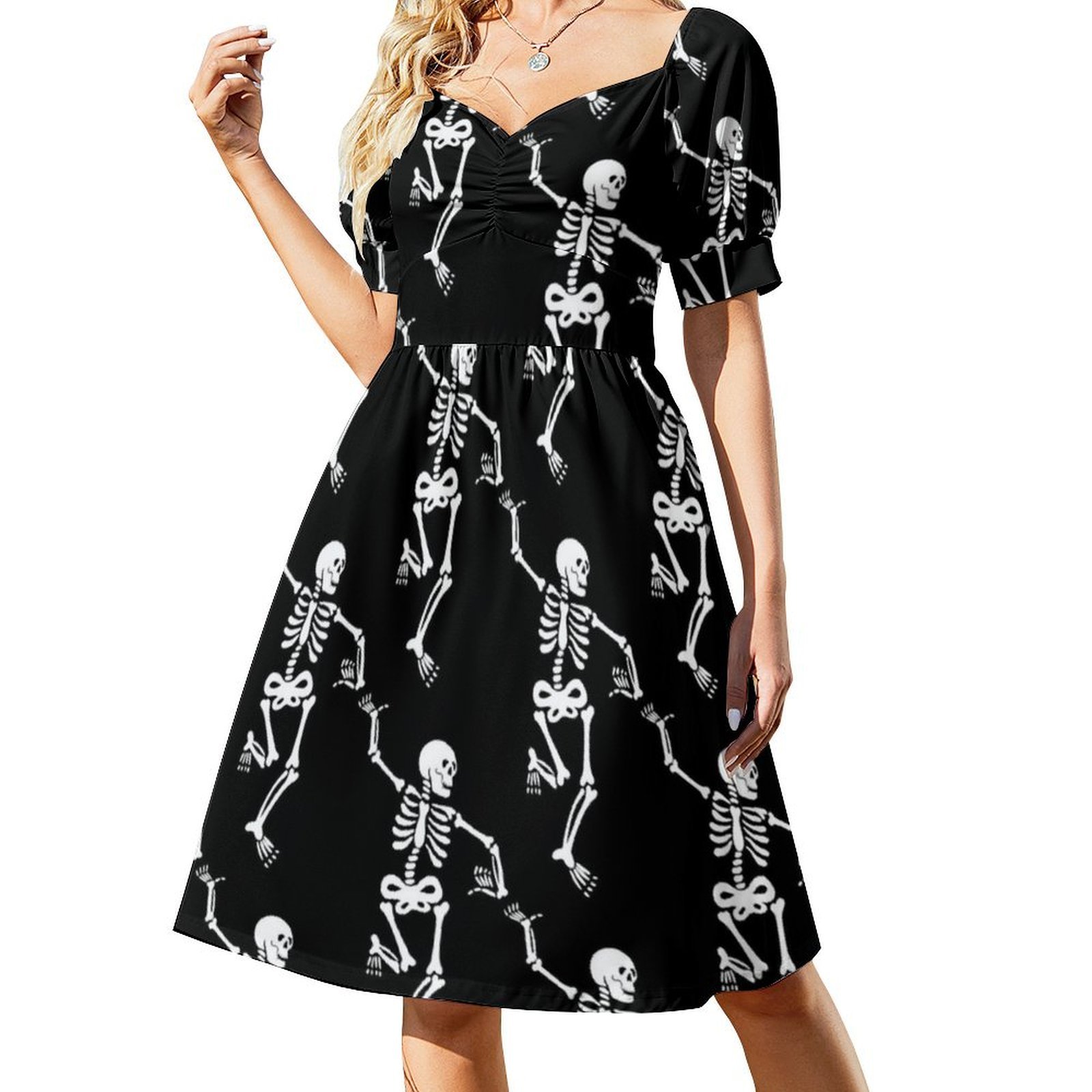 Wzór tańczących szkieletów na  – Summer Clothing Patterns recenzja i cena