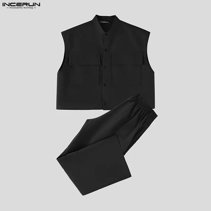INCERUN Męskie Komplety Bez Rę – Summer Clothing Trend recenzja i cena