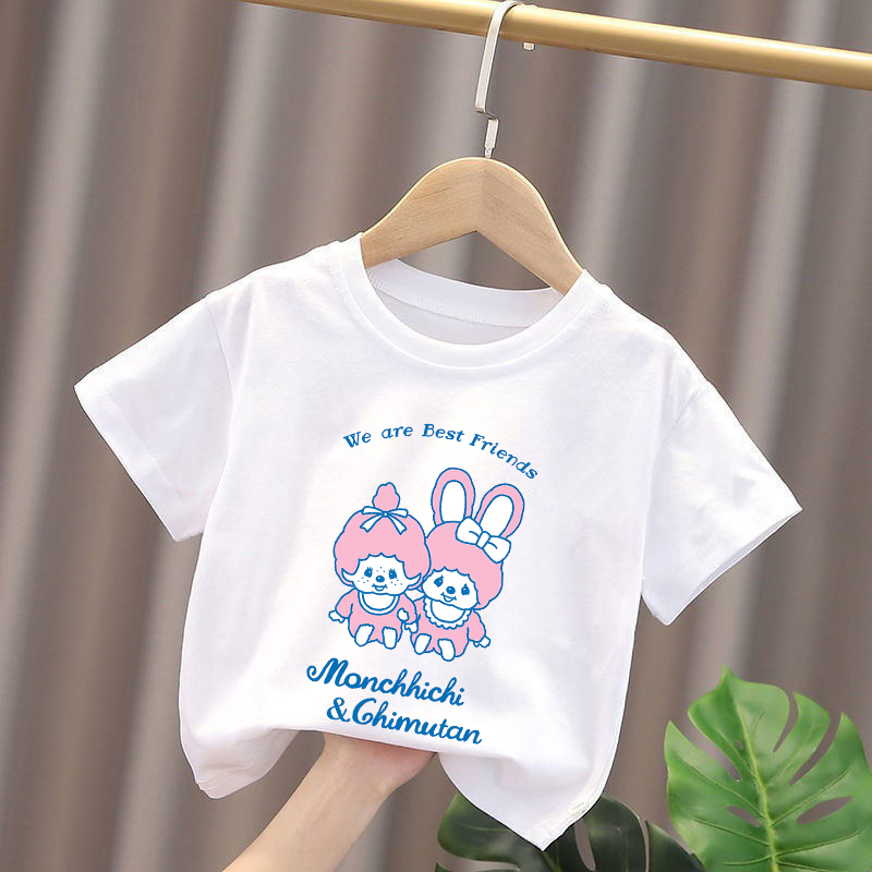 Koszulki dla dzieci Monchhichi – Summer Clothing Girls recenzja i cena