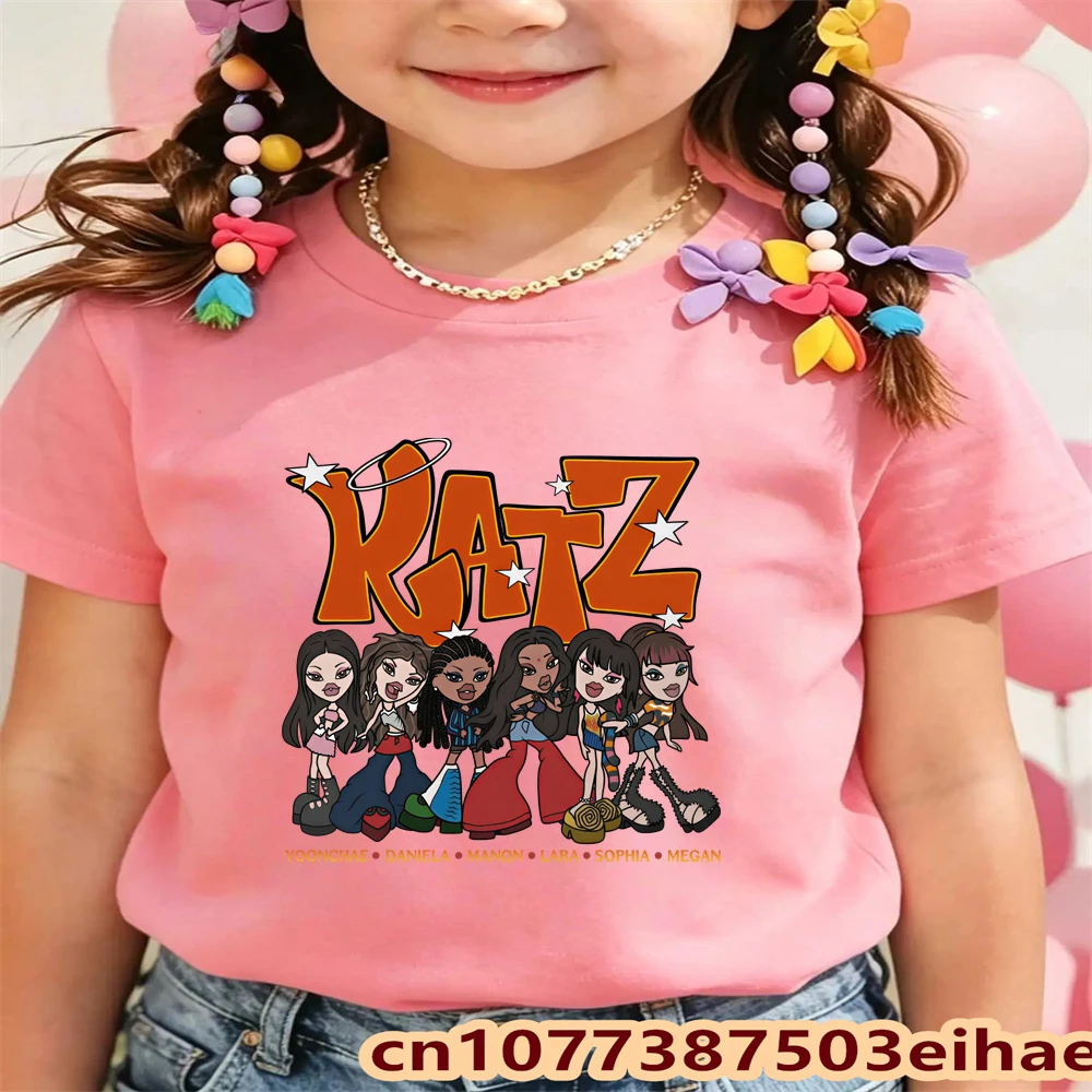 Koszulka KATSEYE Modne Koszulk – Summer Clothing Kids Sale recenzja i cena