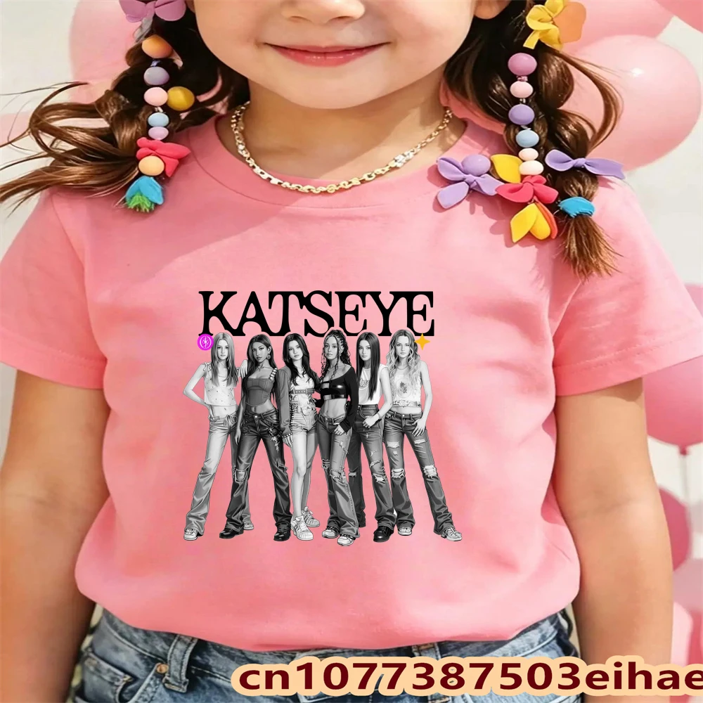 Koszulka KATSEYE Modne Koszulk – Summer Clothing Kids Sale recenzja i cena