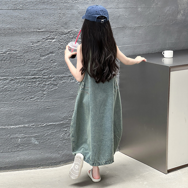 Vintage Blue Children Girls Wy – Summer Clothing Girls recenzja i cena