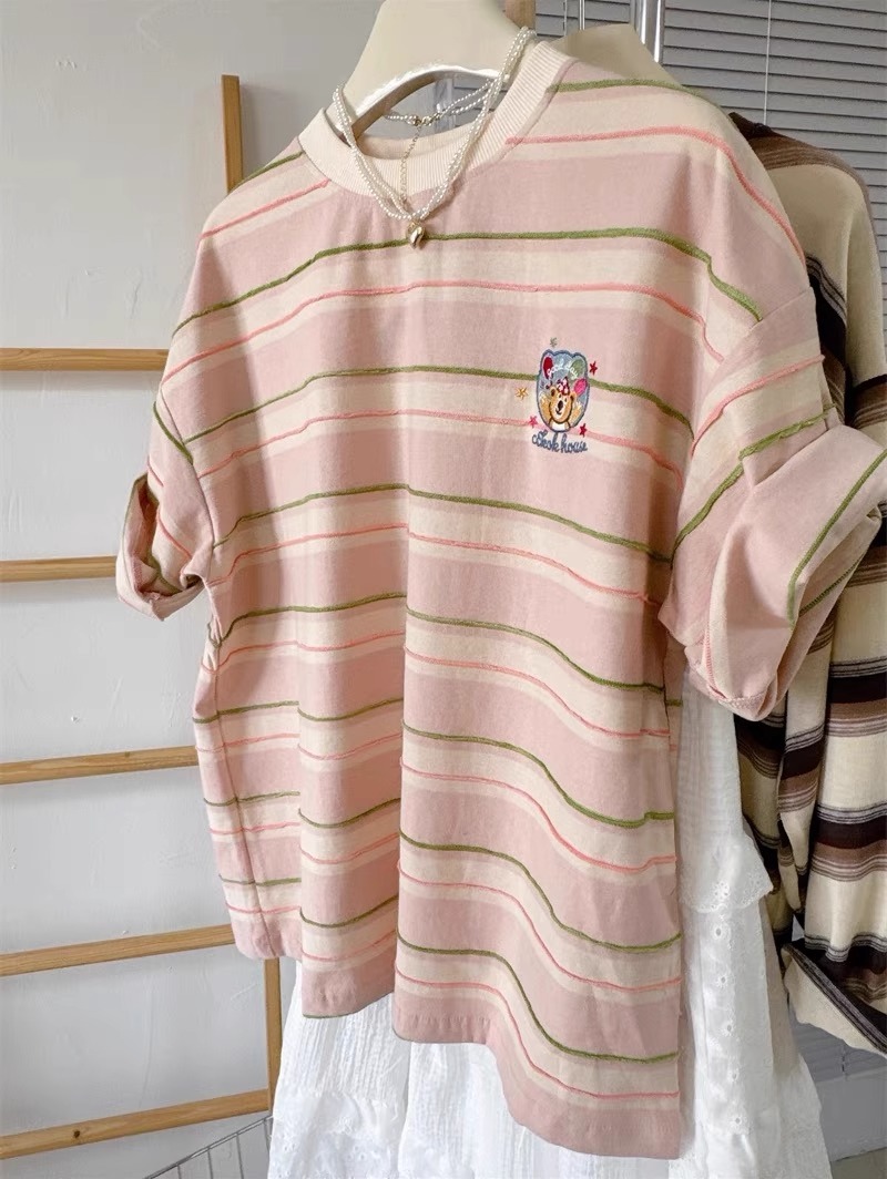 Koszulka z czystej bawełny w p – Summer Clothing Outlet recenzja i cena